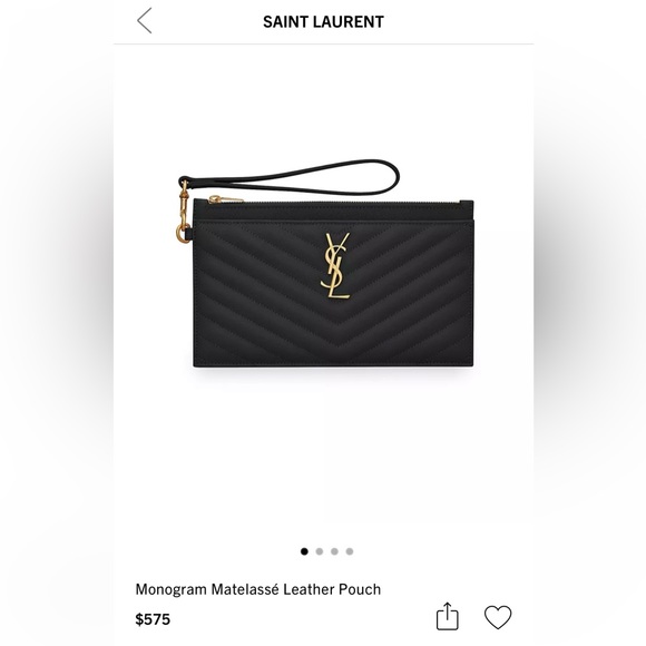 Yves Saint Laurent Bags Ysl Wristlet Poshmark